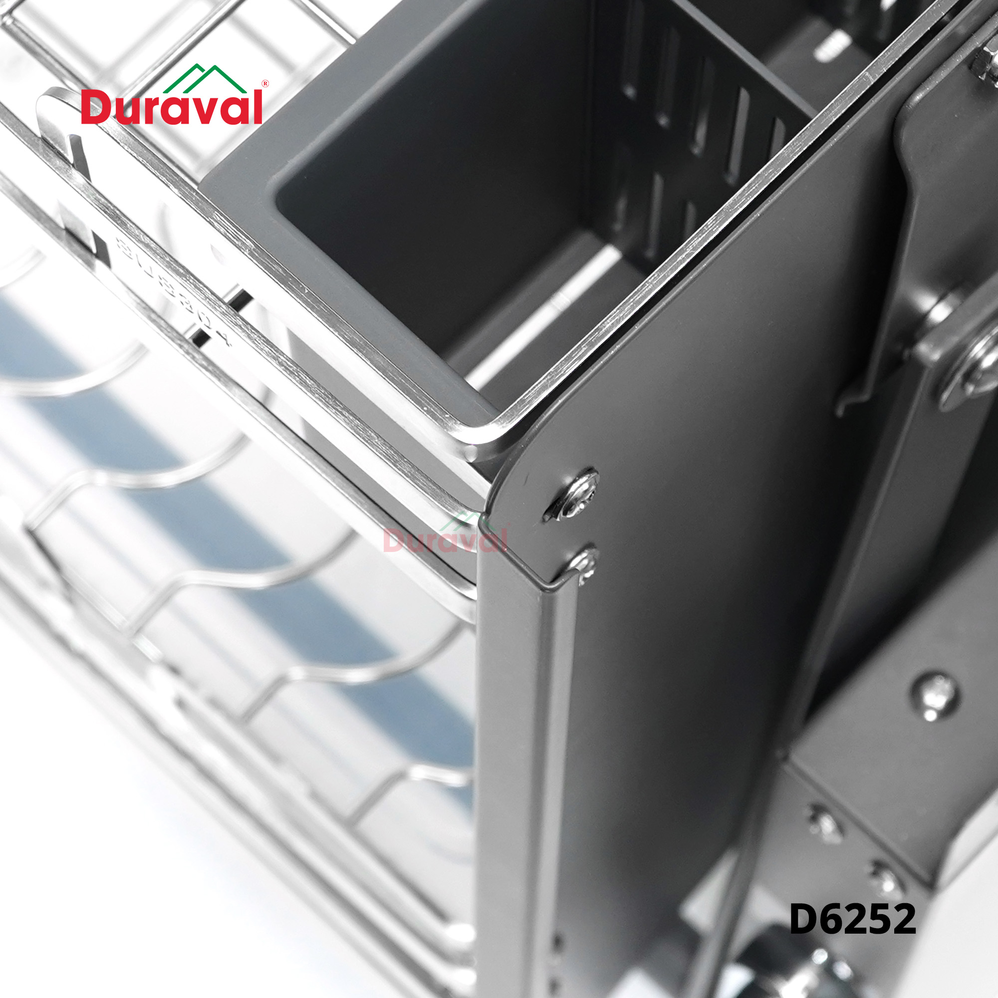 D6252 - Giá bát nâng hạ inox 304 ống đũa Duraval D6252.jpg