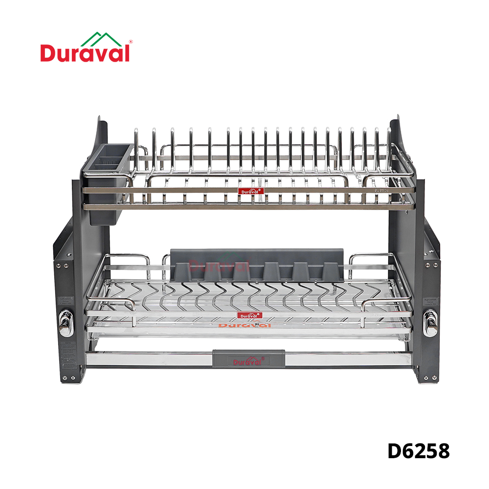 D6258 - Giá bát nâng hạ nan ovan inox 304 kèm ống đũa Duraval D6258.jpg
