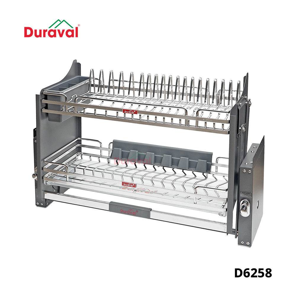 D6258 - Giá bát nâng hạ nan ovan inox 304 kèm ống đũa Duraval D6258.jpg