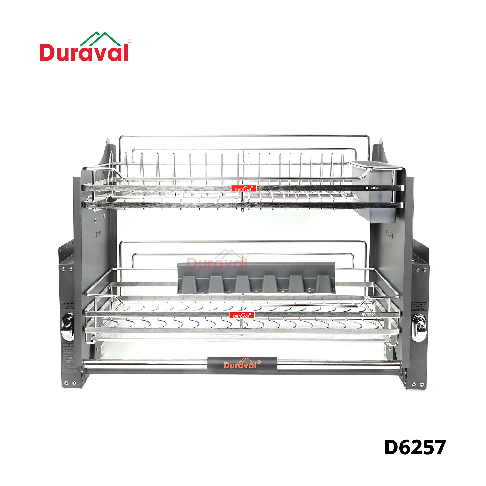 D6257 - Giá bát nâng hạ vách, nan inox 304 Duraval D6257.jpg