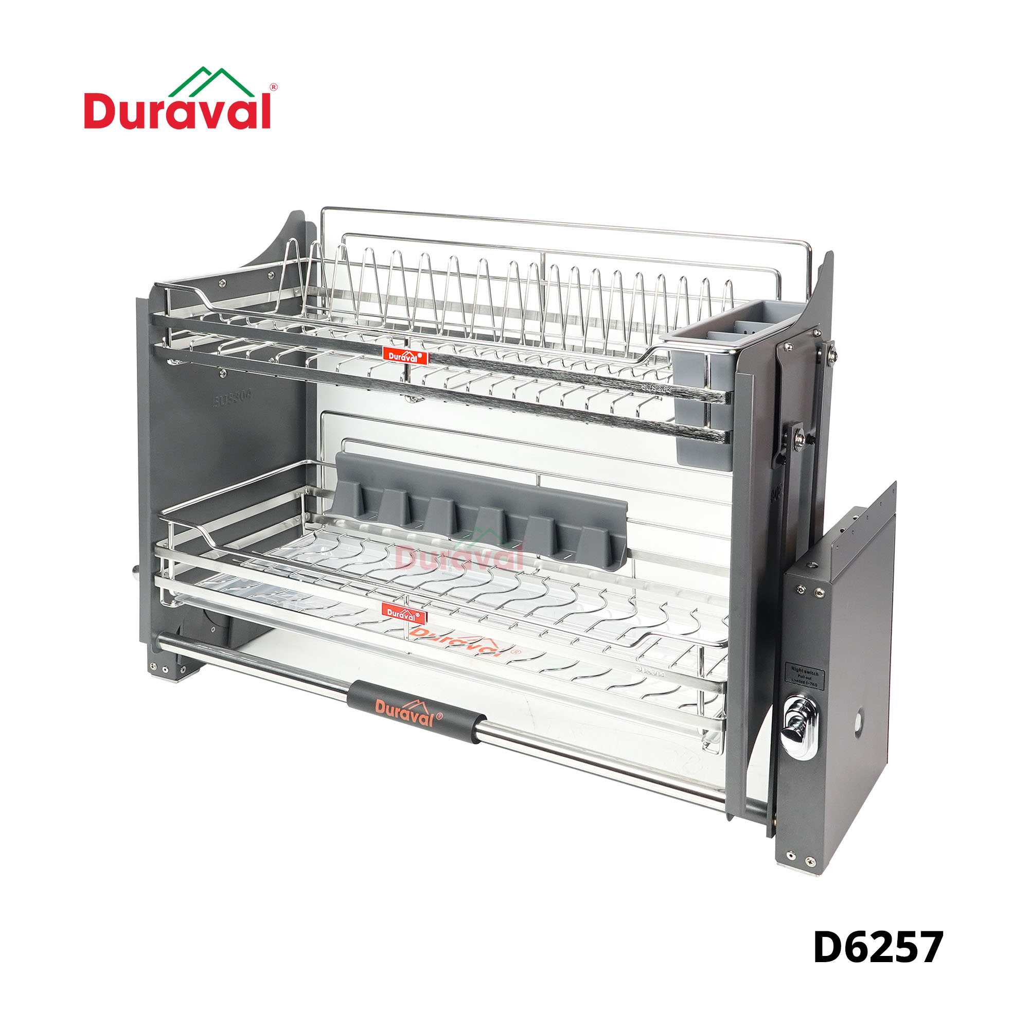 D6257 - Giá bát nâng hạ vách, nan inox 304 Duraval D6257.jpg
