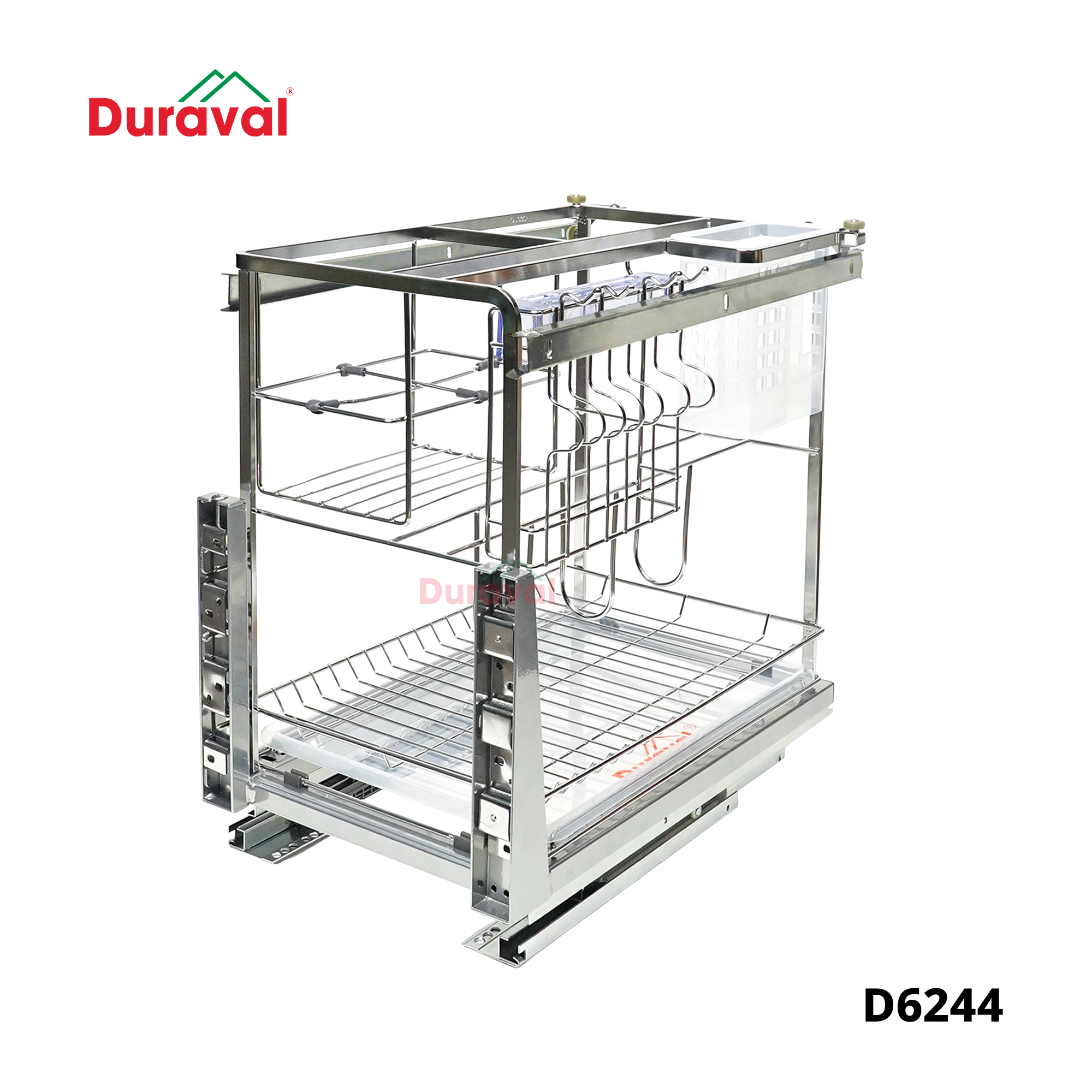 D6244 - Giá dao thớt inox 304, Ray chống gỉ Duraval D6244.jpg