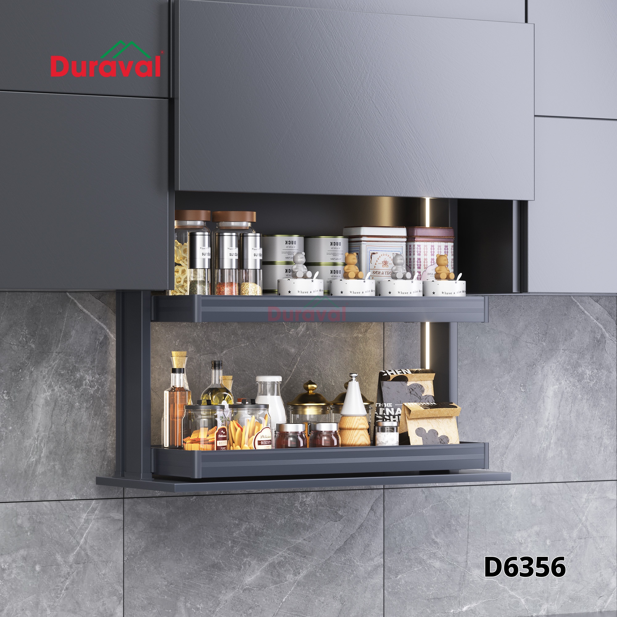 D6356 - Giá gia vị nâng hạ điện cánh mở trượt Duraval D6356 (1).jpg