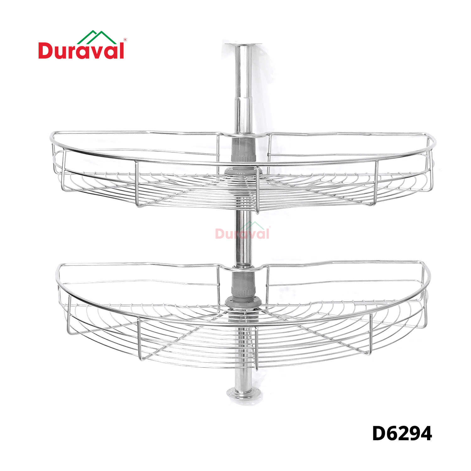 D6294 - Kệ góc xoay 180 độ inox 304 Duraval D6294.png
