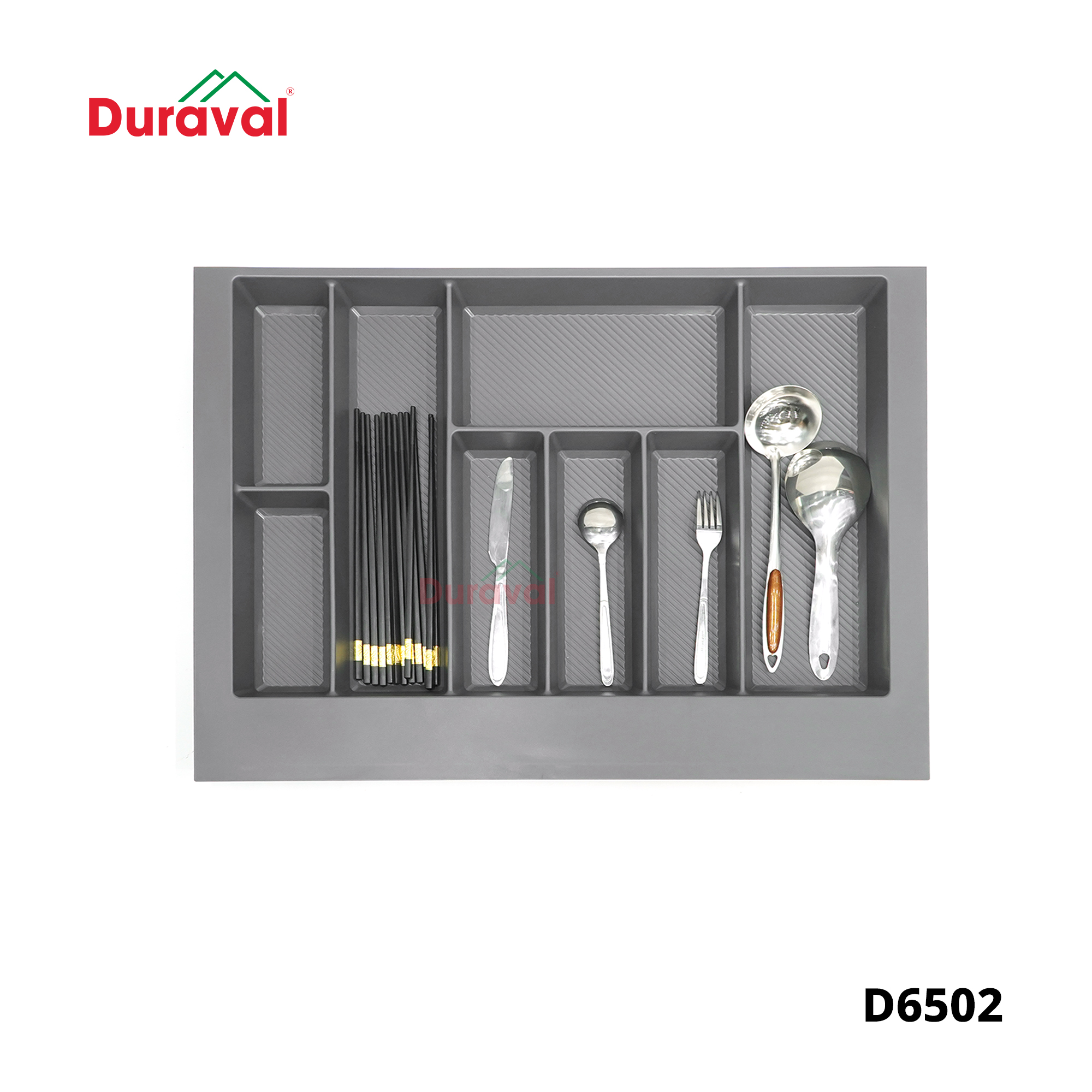 D6502 - Khay chia thìa, đũa, dĩa Duraval D6502.jpg