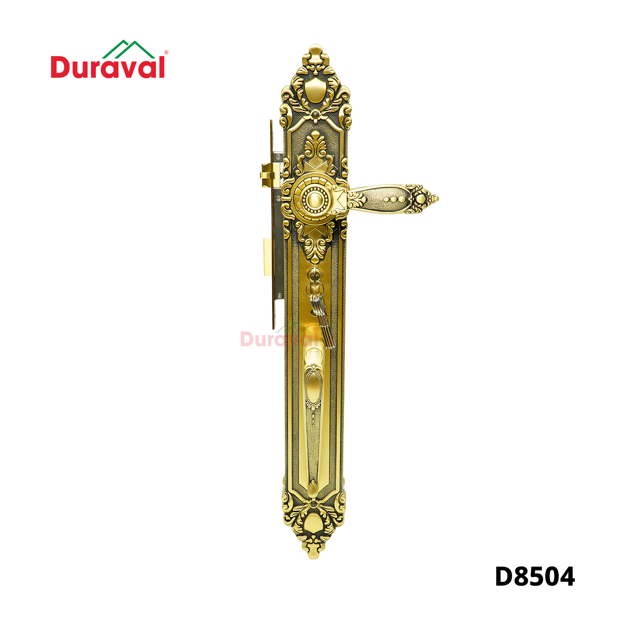 D8504 - Khoá tay gạt Đồng Duraval D8504.jpg