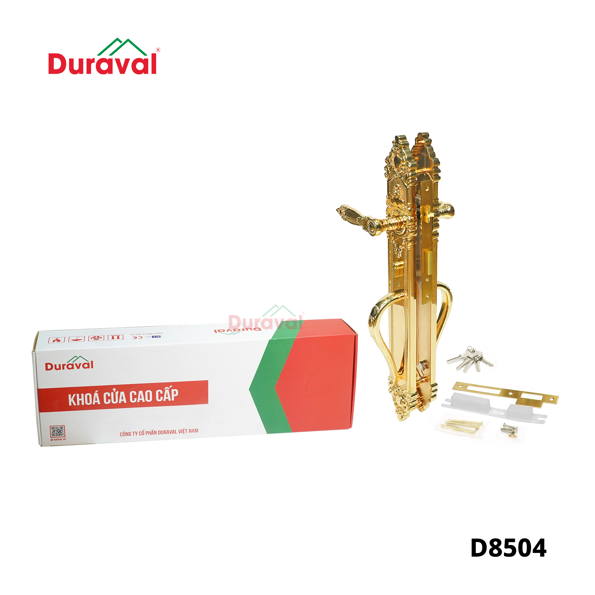 D8504 - Khoá tay gạt Đồng Duraval D8504.jpg