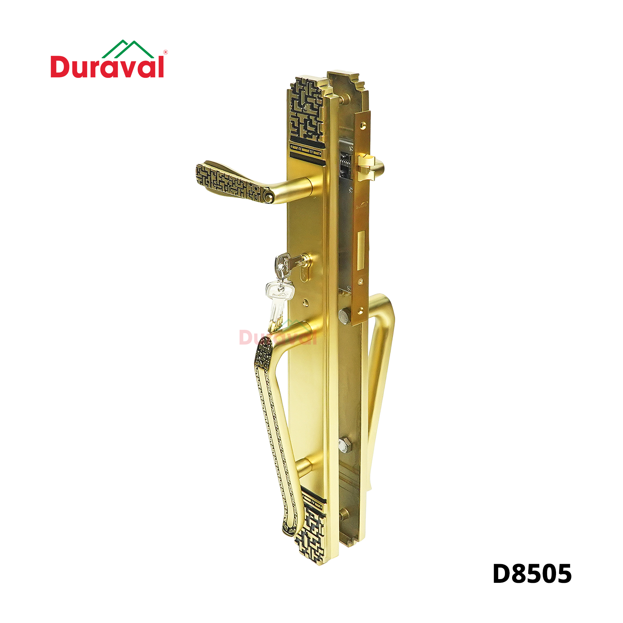 D8505 - Khoá tay gạt Đồng Duraval D8505.jpg