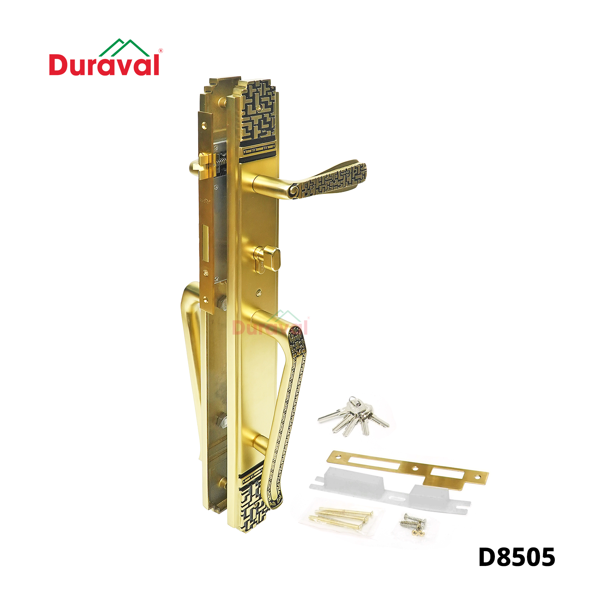 D8505 - Khoá tay gạt Đồng Duraval D8505.jpg