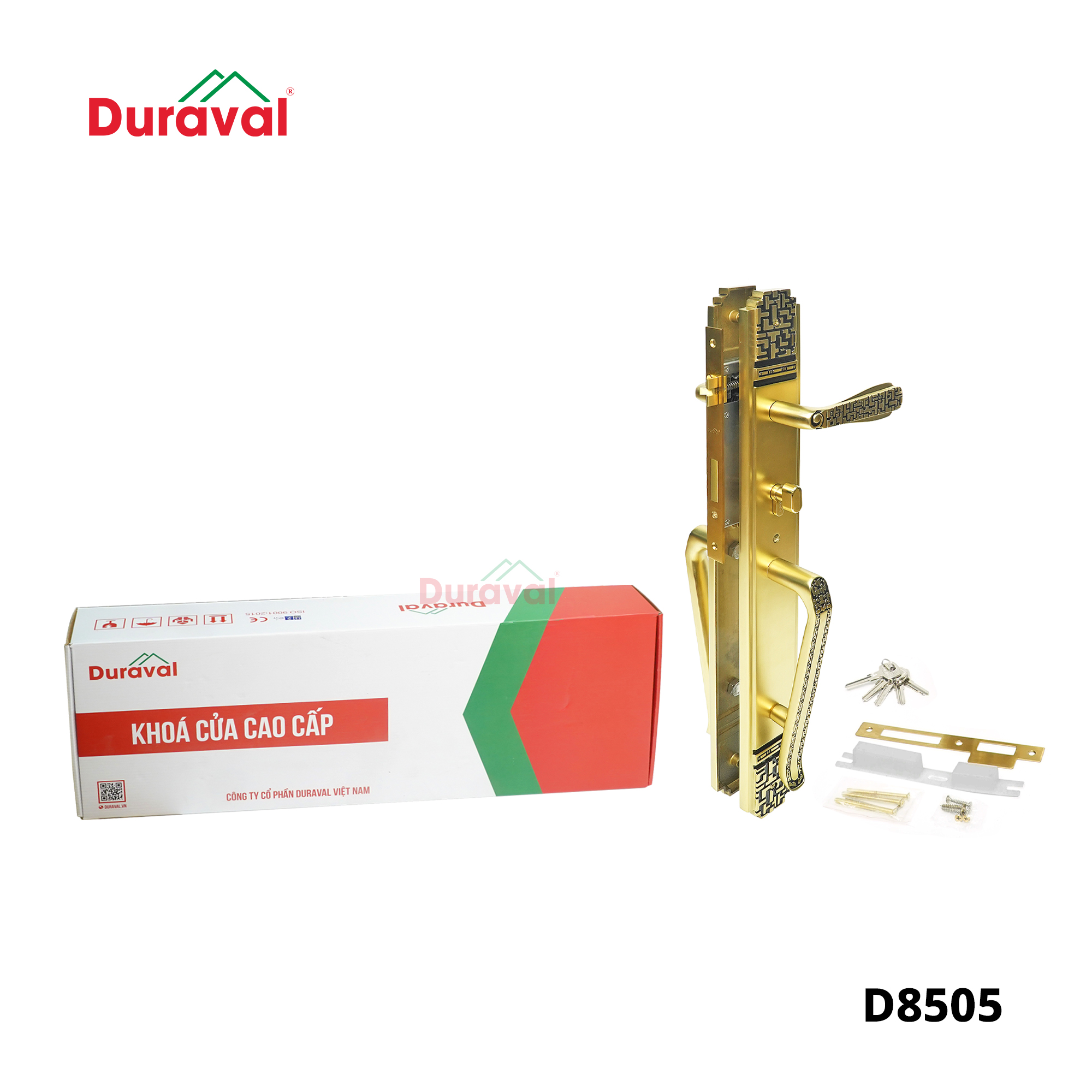 D8505 - Khoá tay gạt Đồng Duraval D8505.jpg