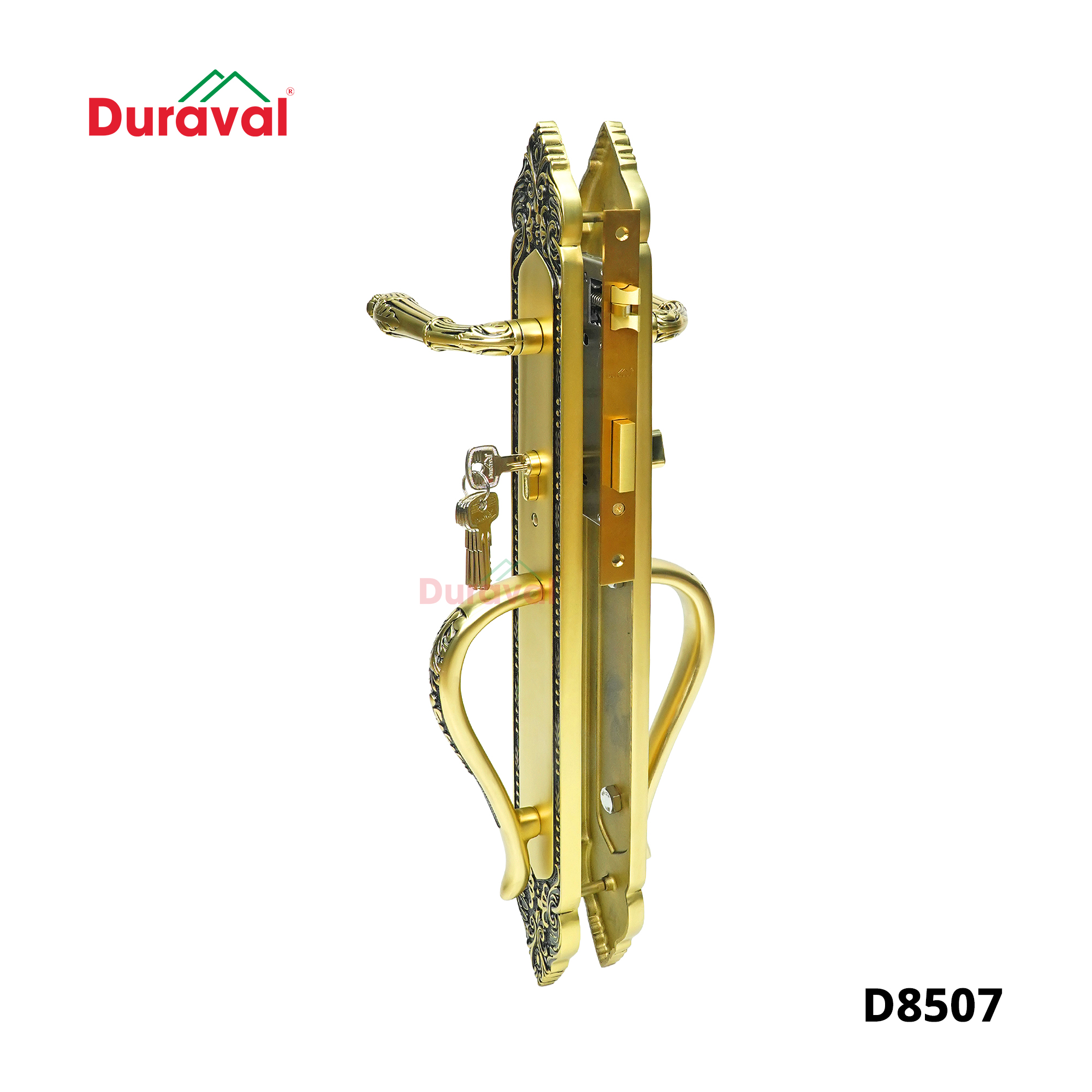 D8507 - Khoá tay gạt Đồng Duraval D8507.jpg