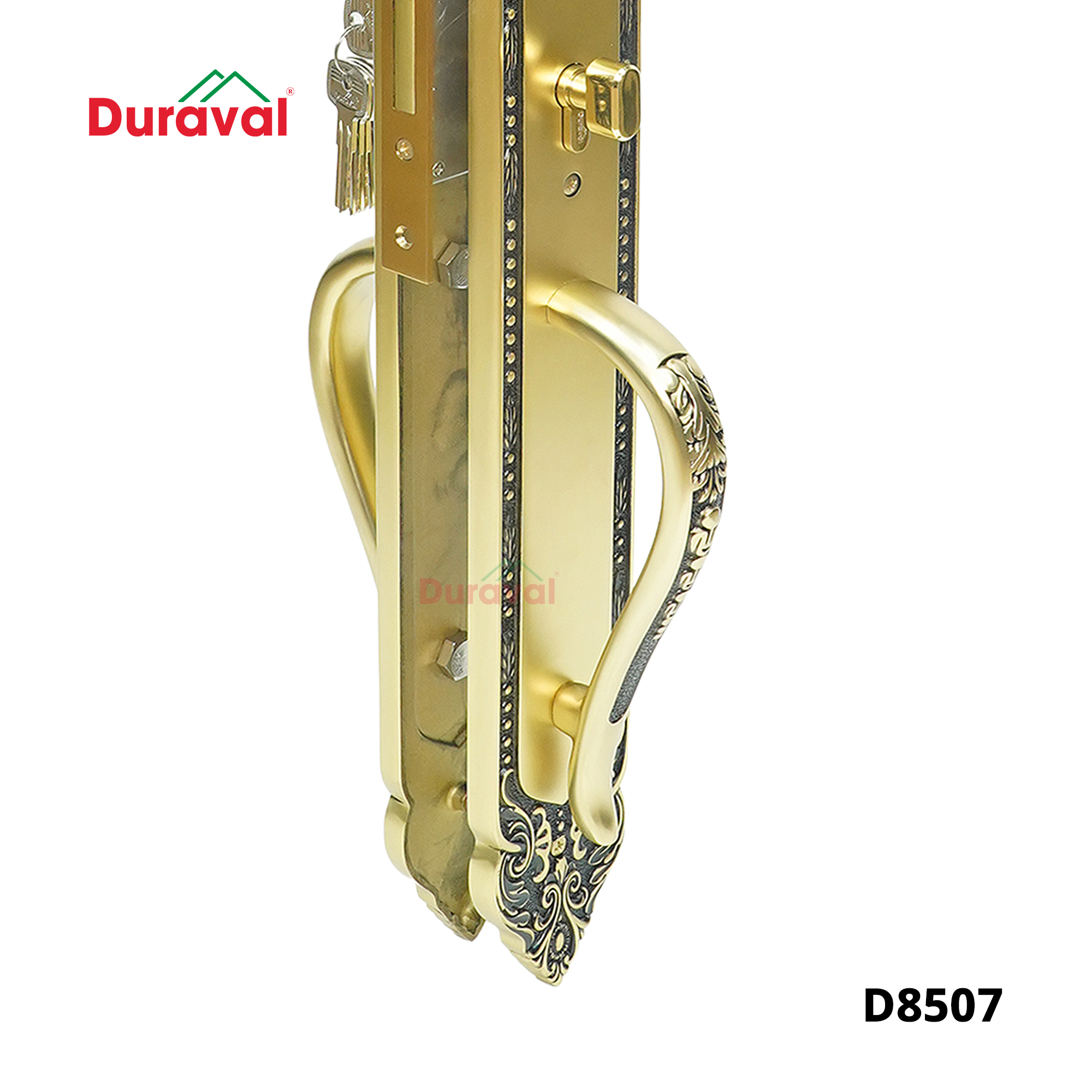 D8507 - Khoá tay gạt Đồng Duraval D8507.jpg