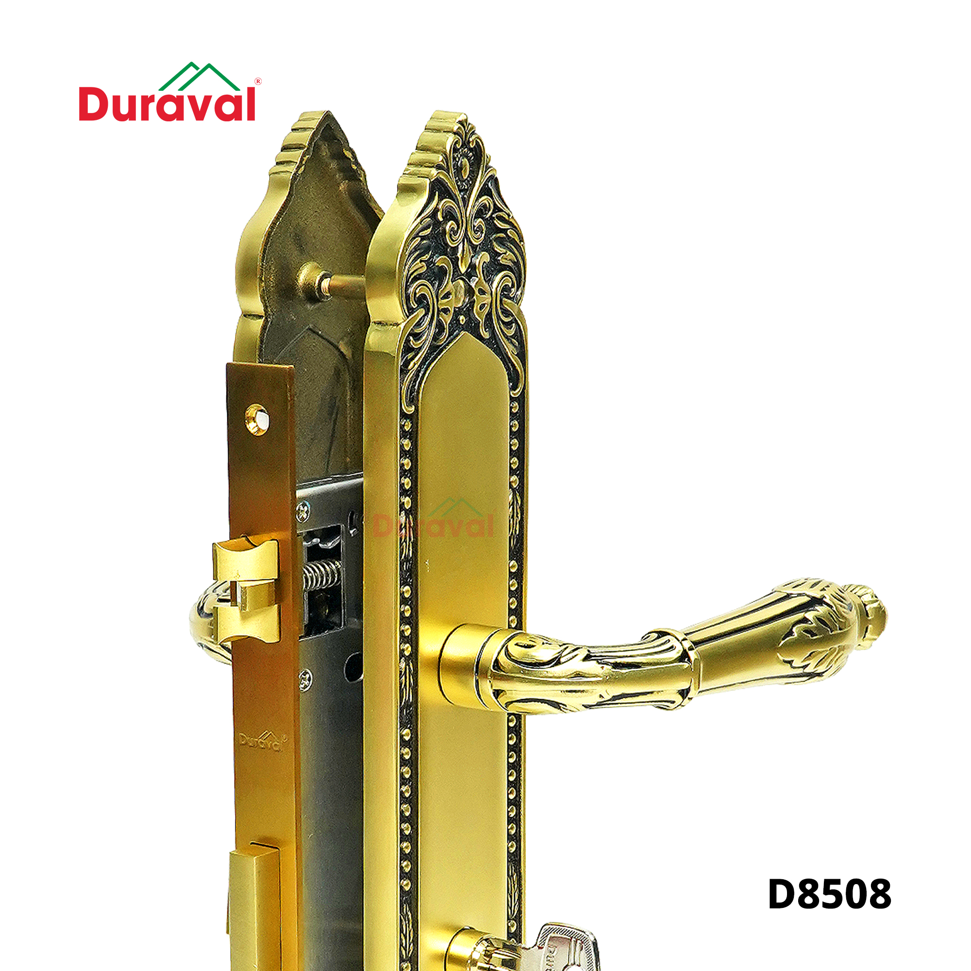 D8508 - Khoá tay gạt Đồng Duraval D8508.jpg