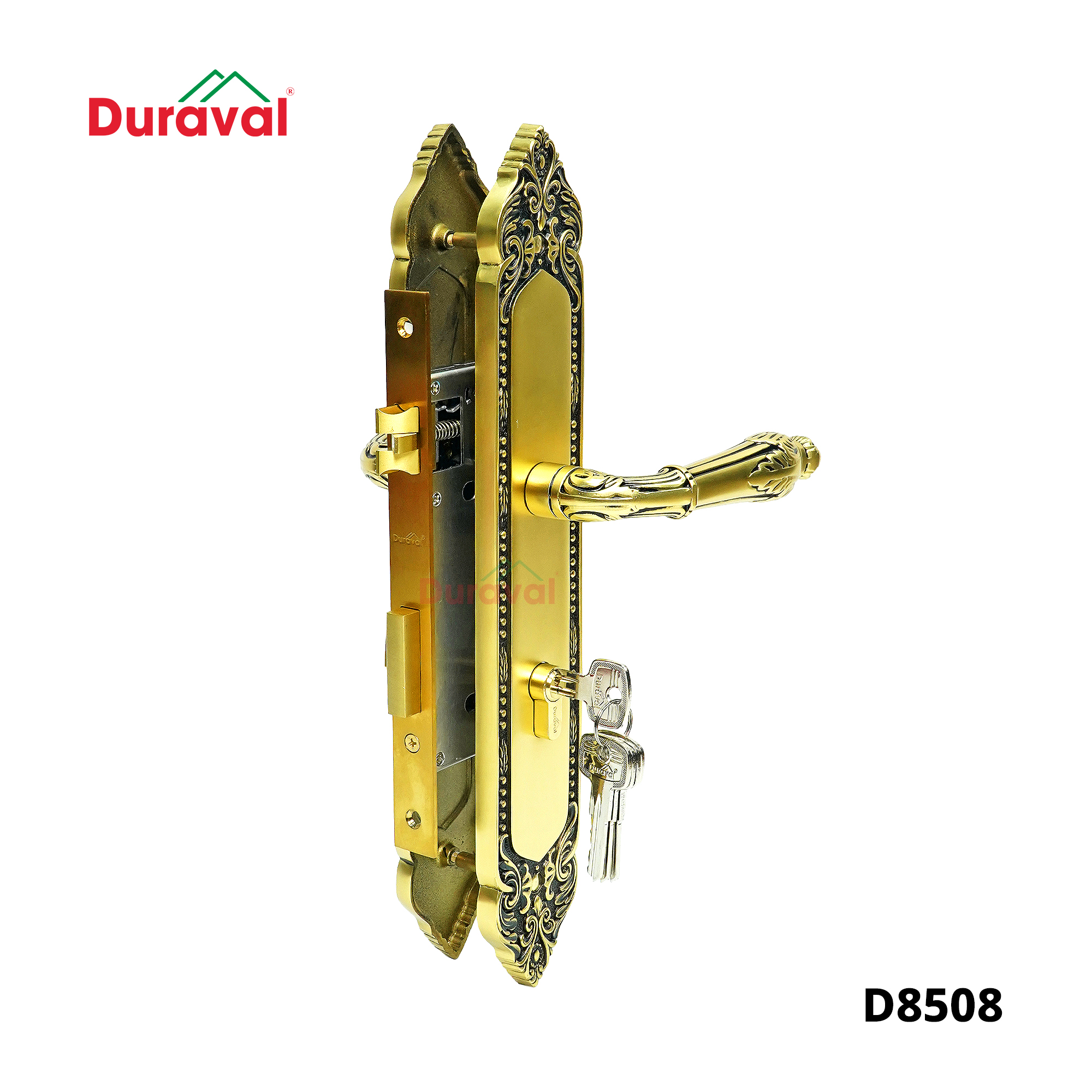 D8508 - Khoá tay gạt Đồng Duraval D8508.jpg