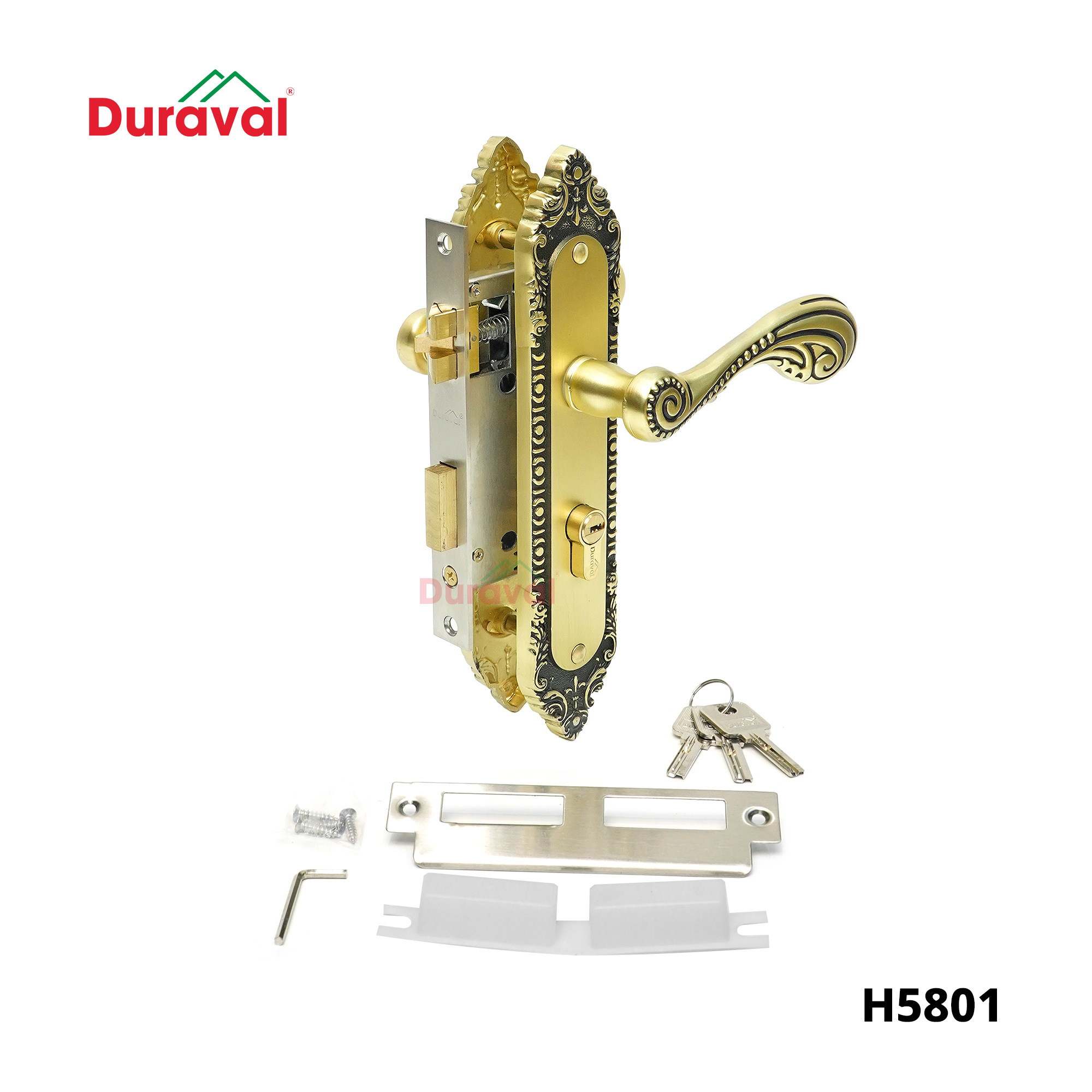 H5801 - Khoá tay nắm hợp kim Duraval H5801.jpg