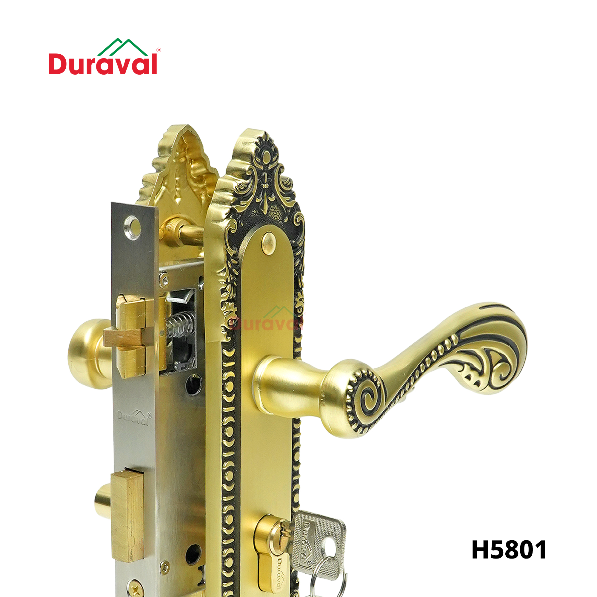 H5801 - Khoá tay nắm hợp kim Duraval H5801.jpg