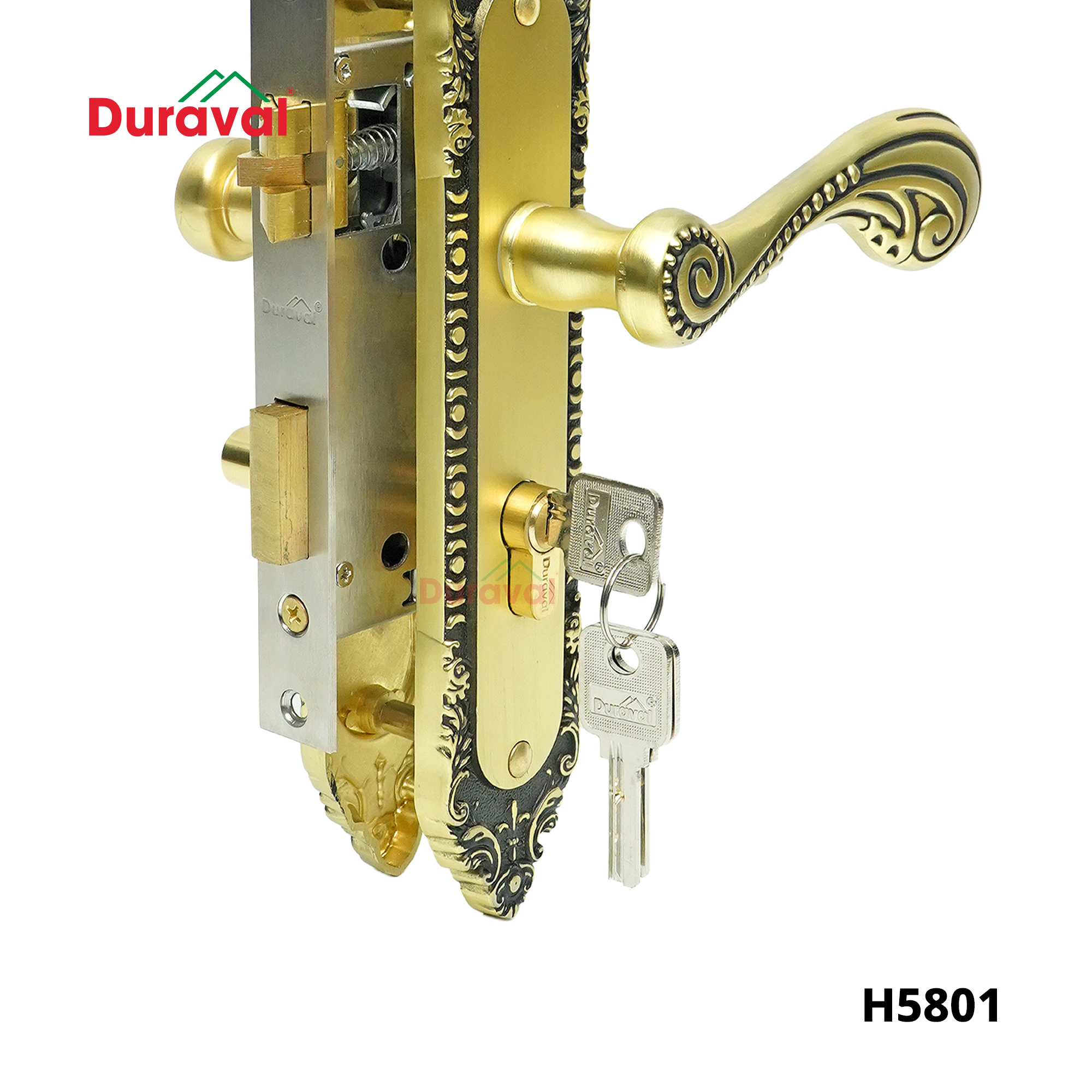H5801 - Khoá tay nắm hợp kim Duraval H5801.jpg