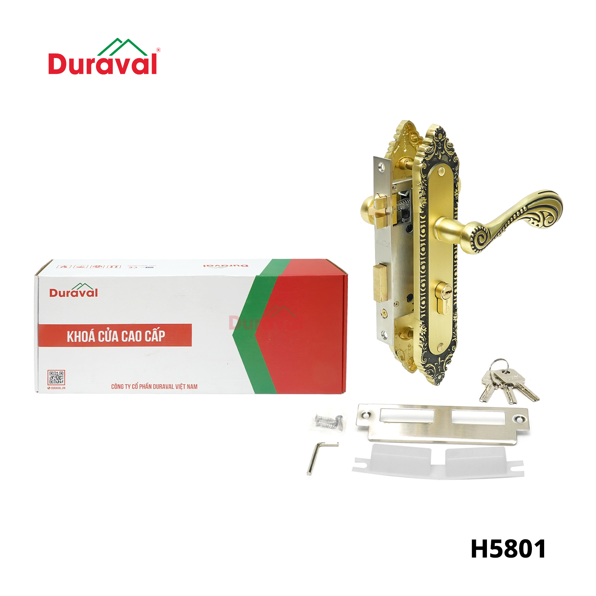H5801 - Khoá tay nắm hợp kim Duraval H5801.jpg