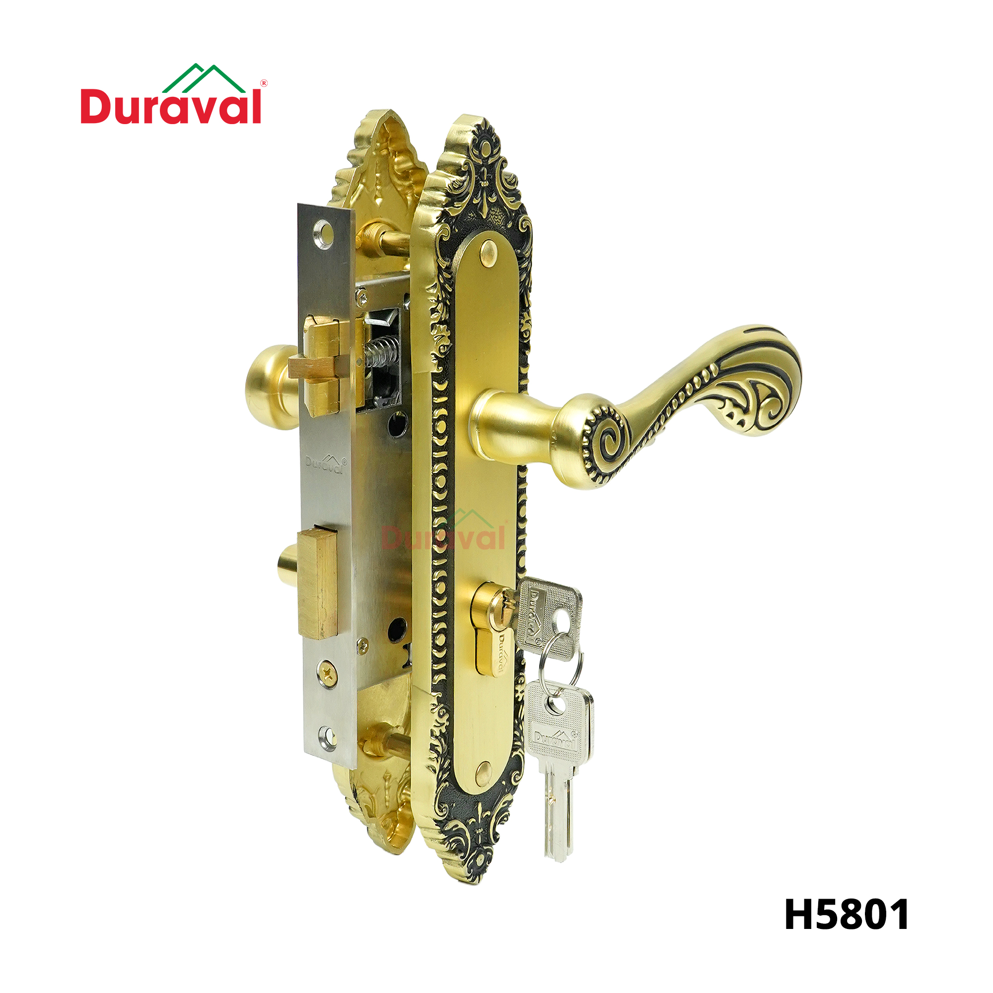 H5801 - Khoá tay nắm hợp kim Duraval H5801.jpg