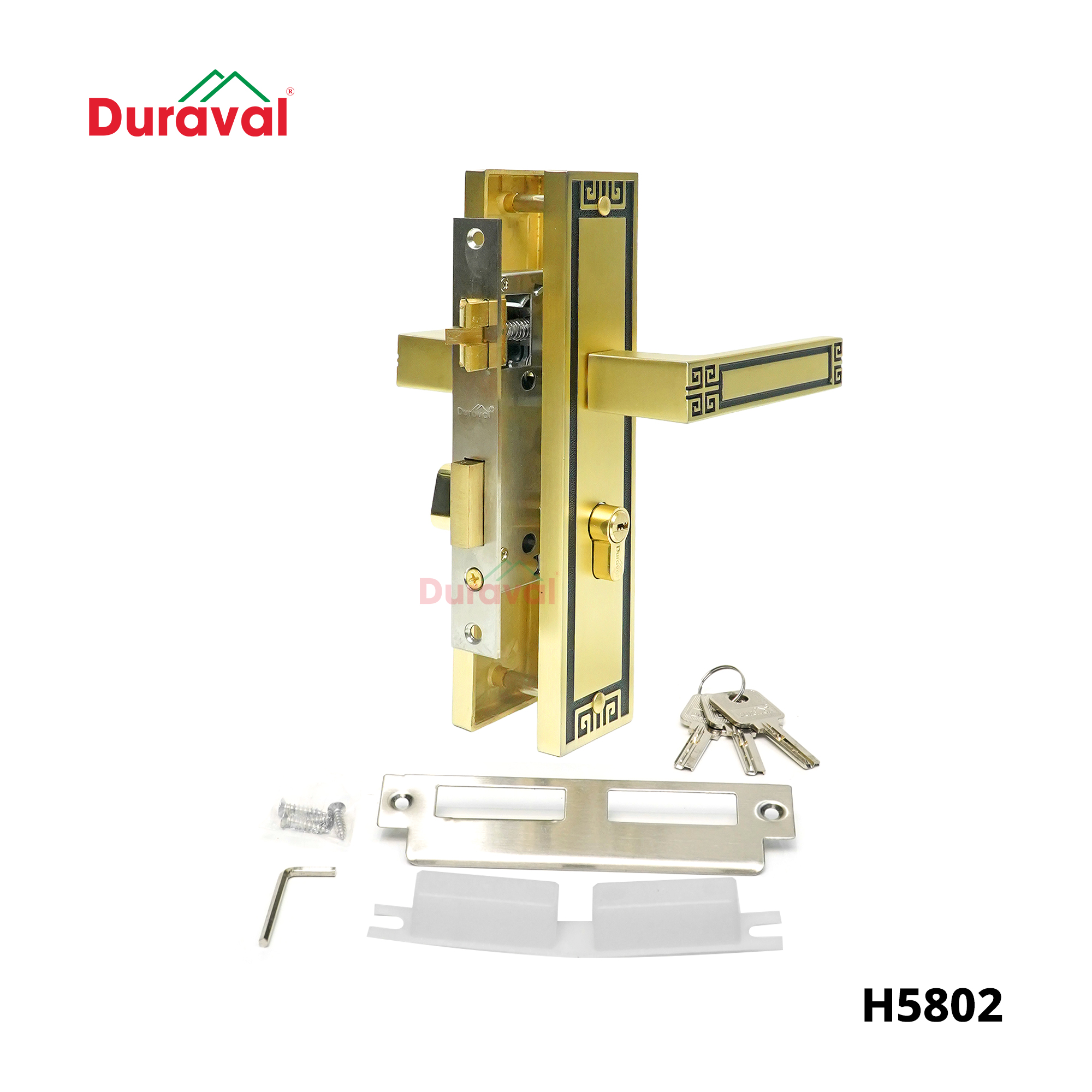 H5802 - Khoá tay nắm hợp kim Duraval H5802.jpg