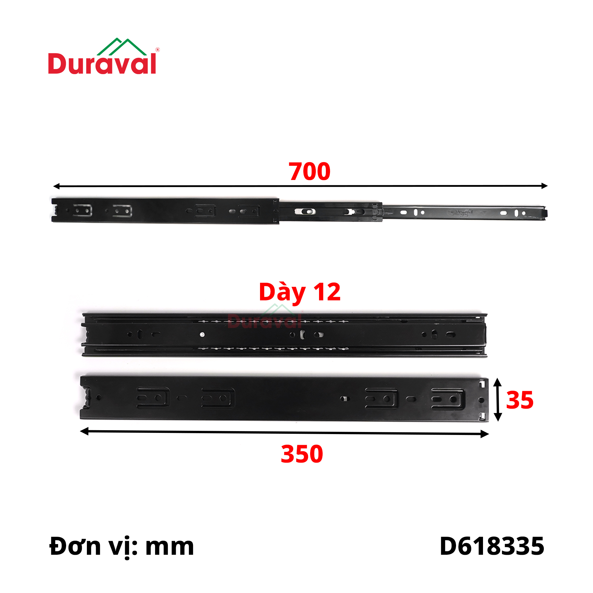 35*350mm D618335