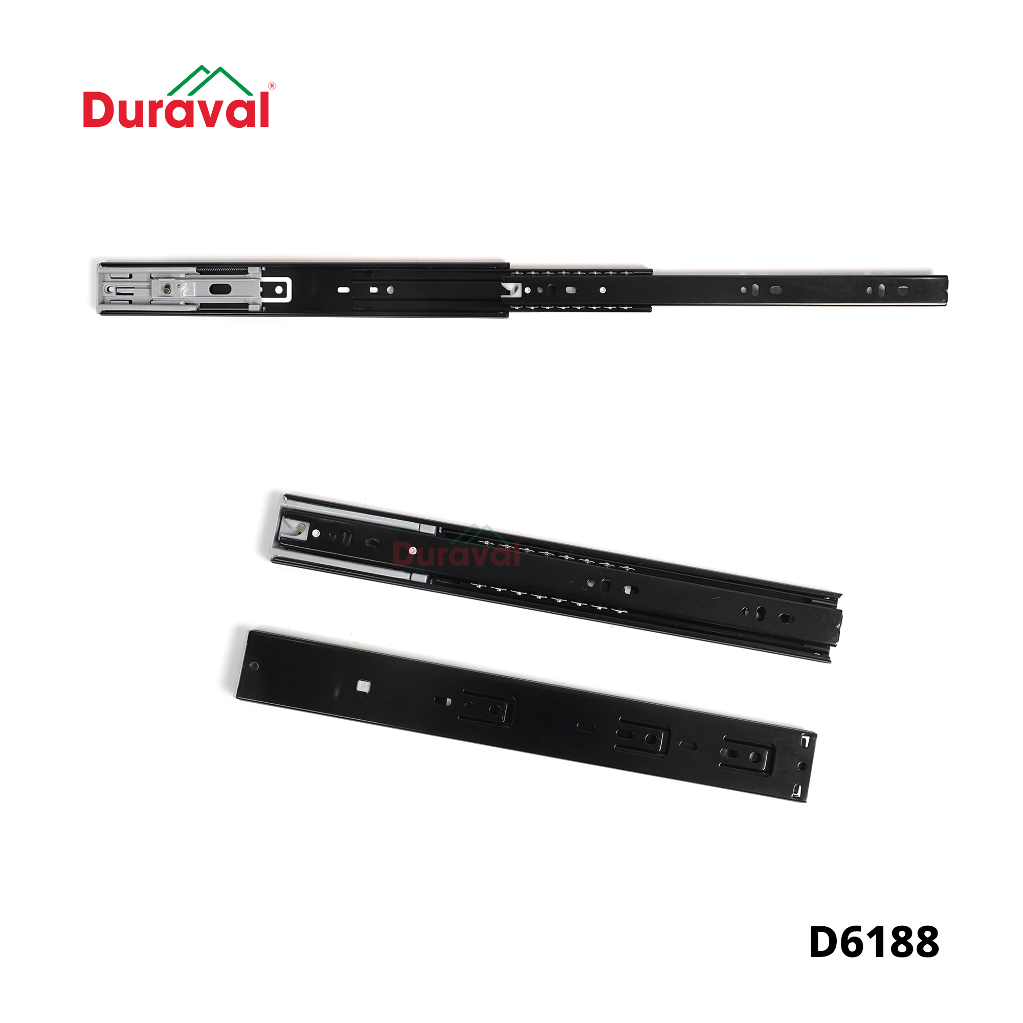 D6188 - Ray bi 3 tầng giảm chấn Duraval đen 45mm D6188-3.jpg