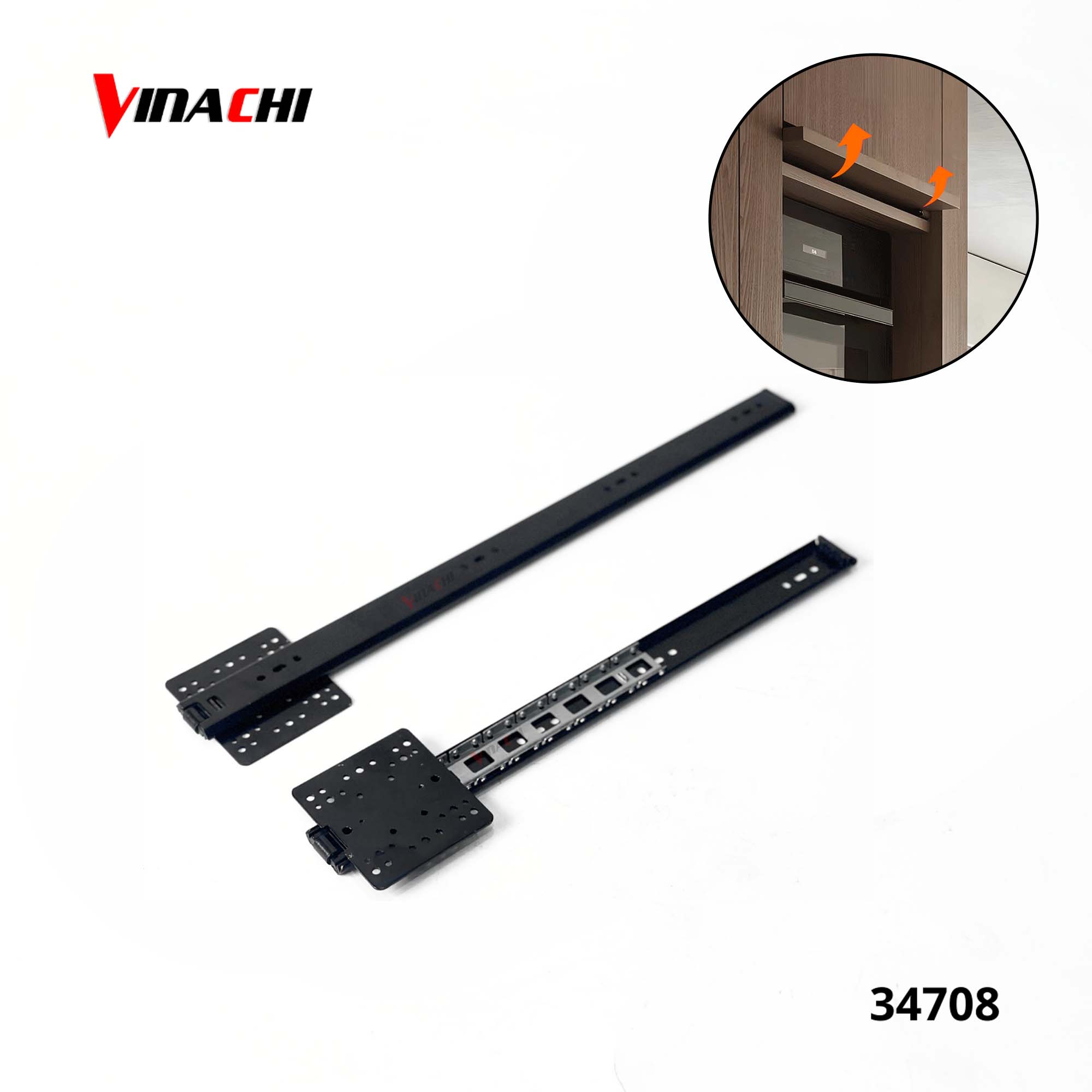 D1029 - Ray trượt giấu cánh tủ Duraval D1029.jpg