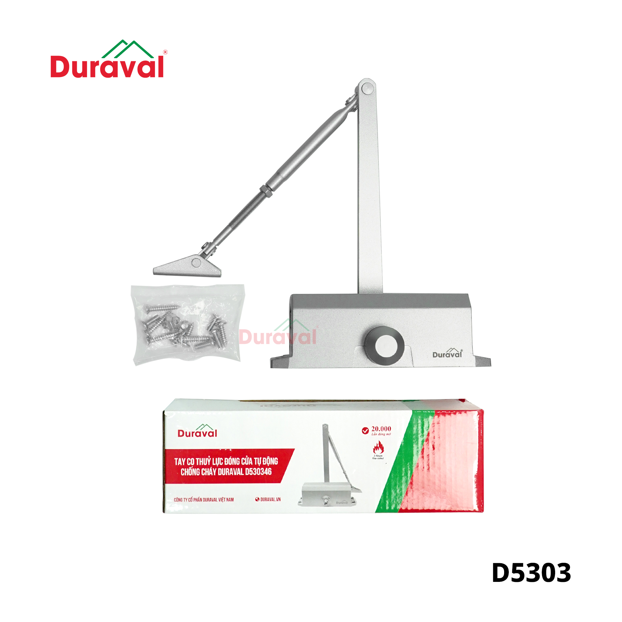 D5303 - Tay co thuỷ lực đóng cửa cửa tự động chống cháy Duraval.jpg