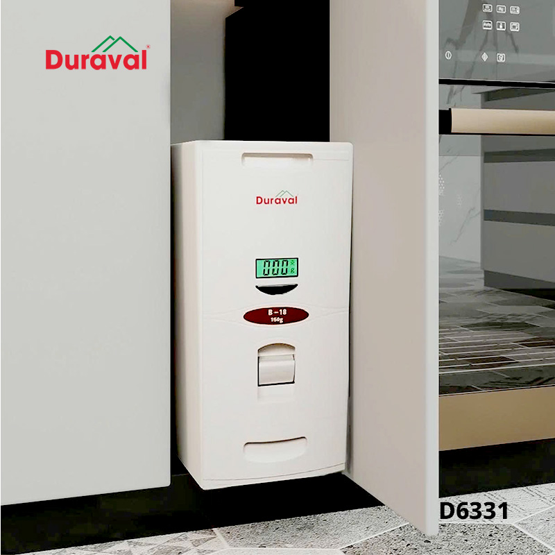 D6331 - Thùng gạo đo điện tử Duraval D6331.png