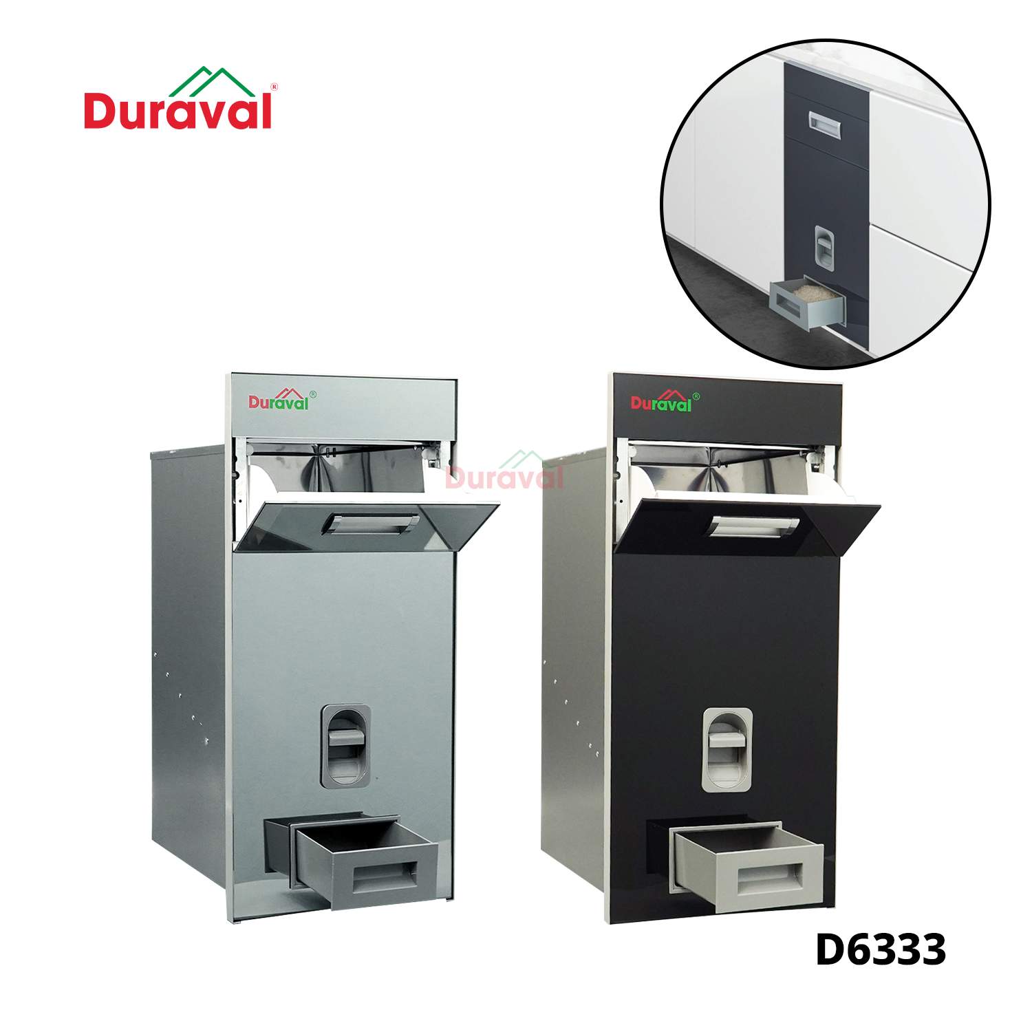 D6333 - Thùng gạo tráng gương inox Duraval D6333.png