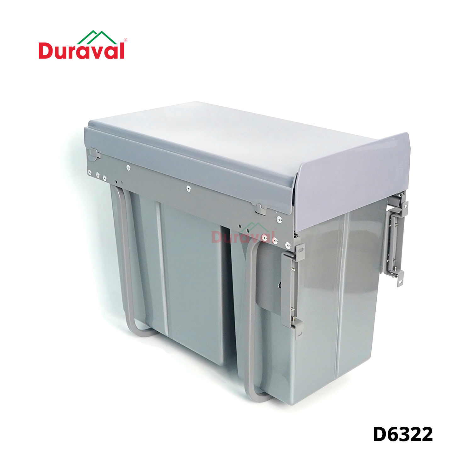 D6322 - Thùng rác 2 ngăn tủ bếp liền cánh Duraval D6322.png