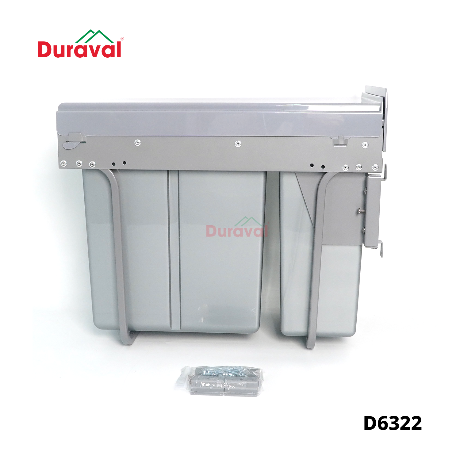 D6322 - Thùng rác 2 ngăn tủ bếp liền cánh Duraval D6322.png