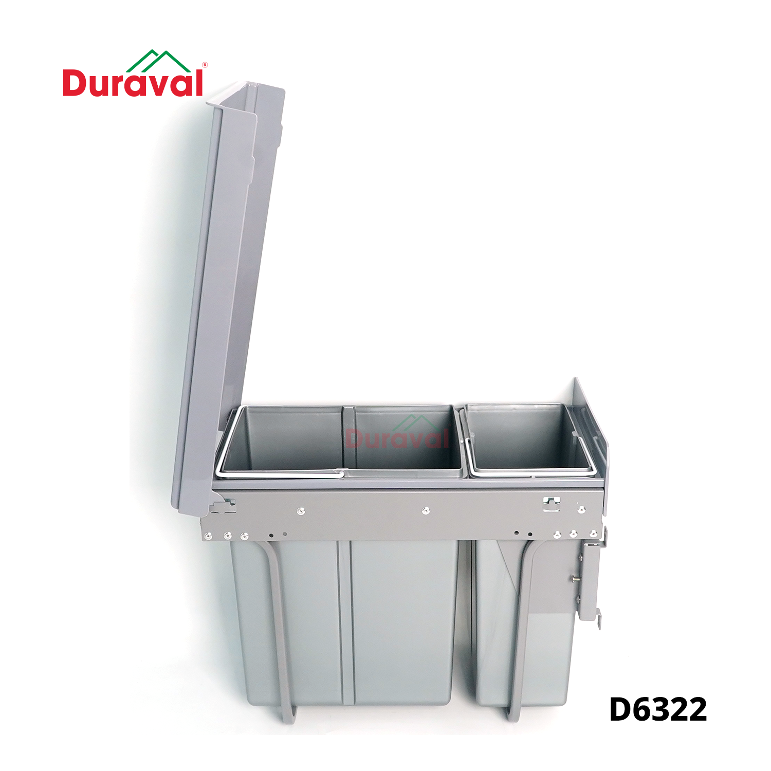 D6322 - Thùng rác 2 ngăn tủ bếp liền cánh Duraval D6322.png