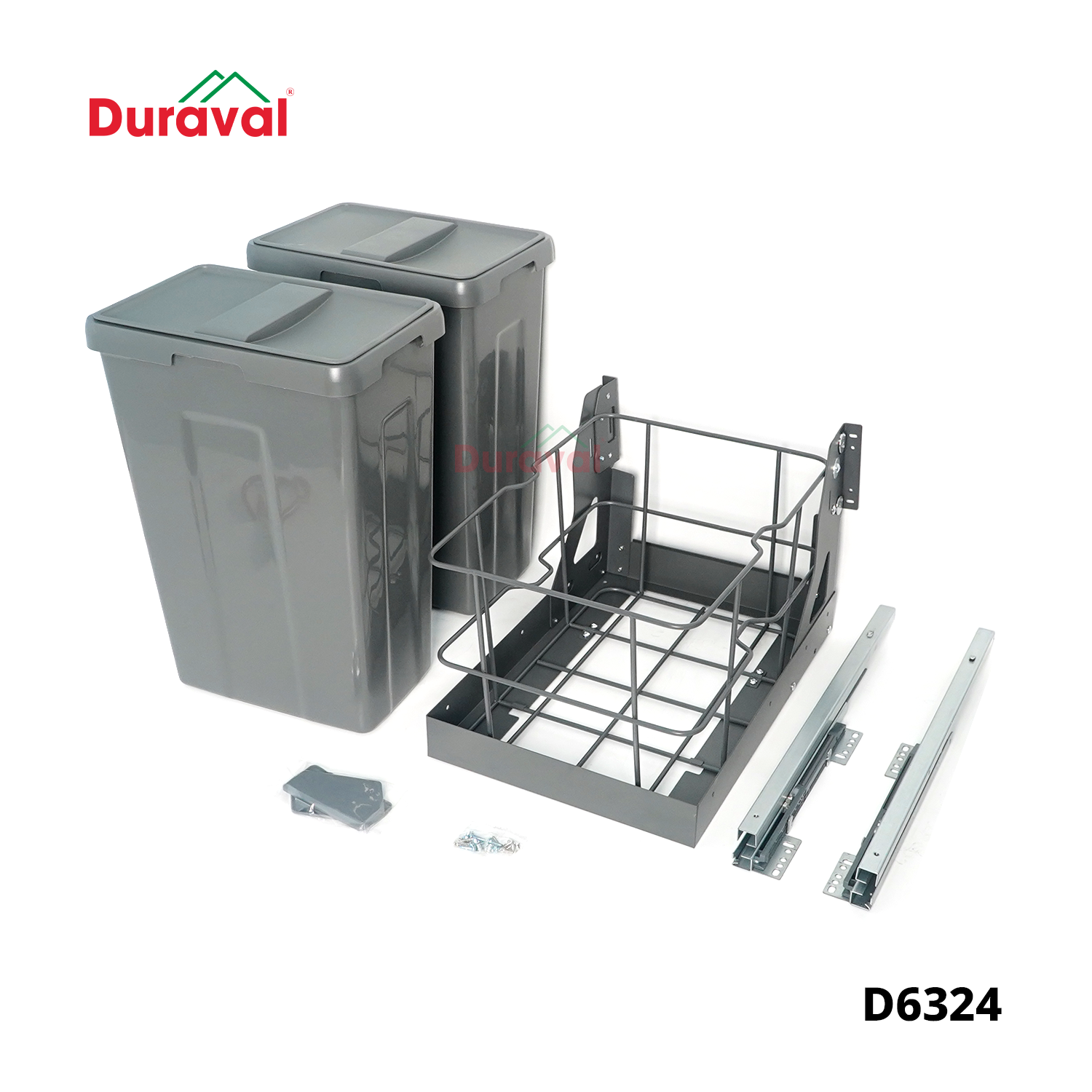 D6324 - Thùng rác âm tủ bếp nắp đậy Duraval D6324.png