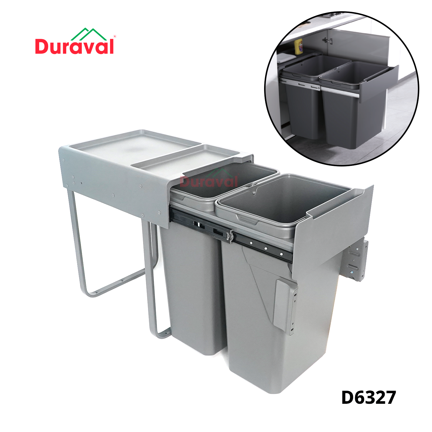 D6327 - Thùng rác hai ngăn liền cánh Duraval D6327.png