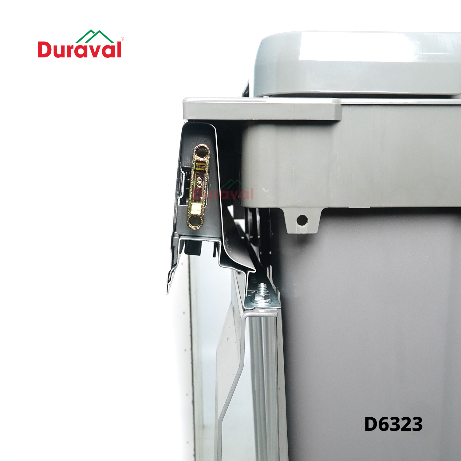 D6323 - Thùng rác liền cánh tủ bếp Duraval D6323-2.png