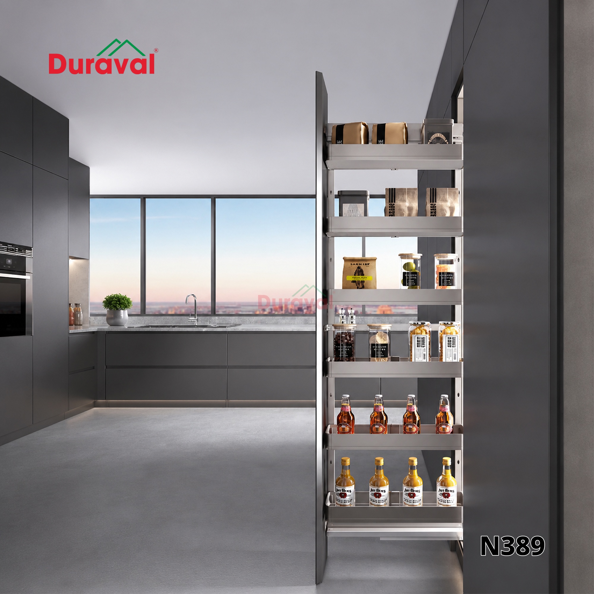 N389 - Tủ đồ khô liền cánh Space Duraval N389 (3).jpg