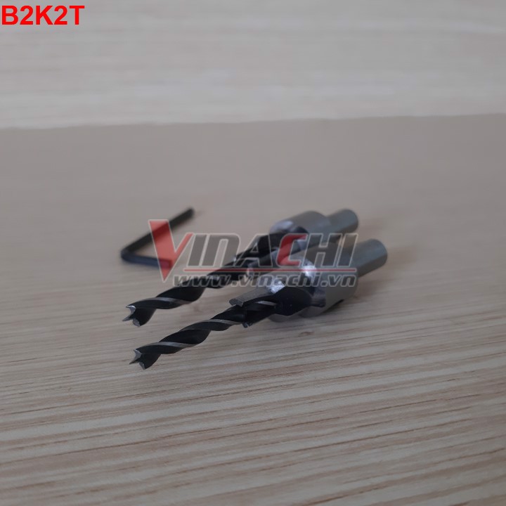 Mũi khoan gỗ bắt vít âm mũ - Tối ưu hóa hiệu suất làm việc