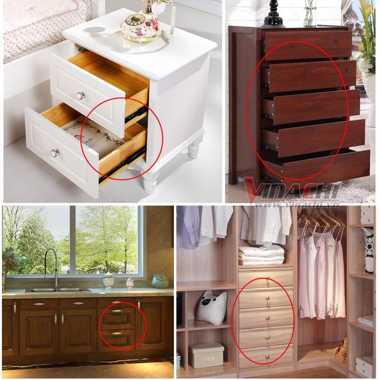 Ray bi giảm chấn 3 tầng loại 2 - Êm ái vượt trội khi kéo trượt