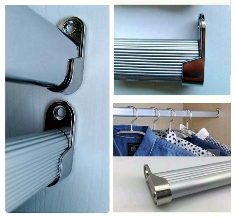 Bas đỡ thanh treo quần áo - Phụ kiện tiện ích cho tủ áo