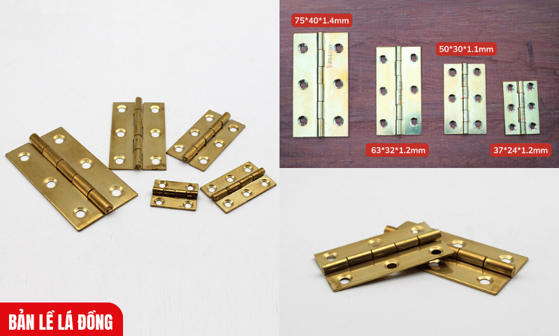 Bản lề này có khả năng chịu tải từ 5kg đến 20kg, tùy vào kích thước của từng loại