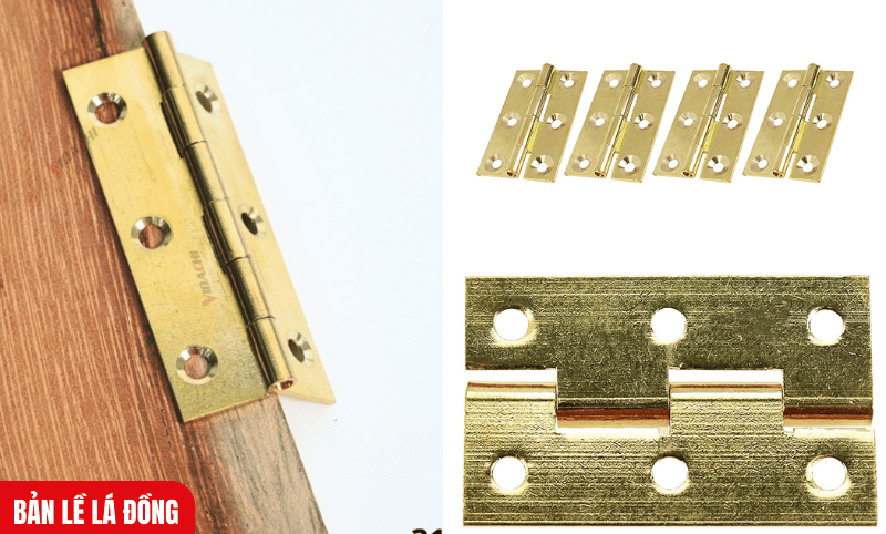 Bản lề chuyển động êm ái nhờ trục xoay linh hoạt, giúp cánh cửa đóng mở nhẹ nhàng, trơn tru