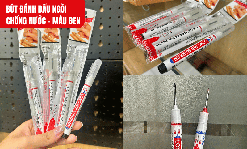 Mực bút có thể khô nhanh nếu nắp không được đậy chặt sau khi sử dụng