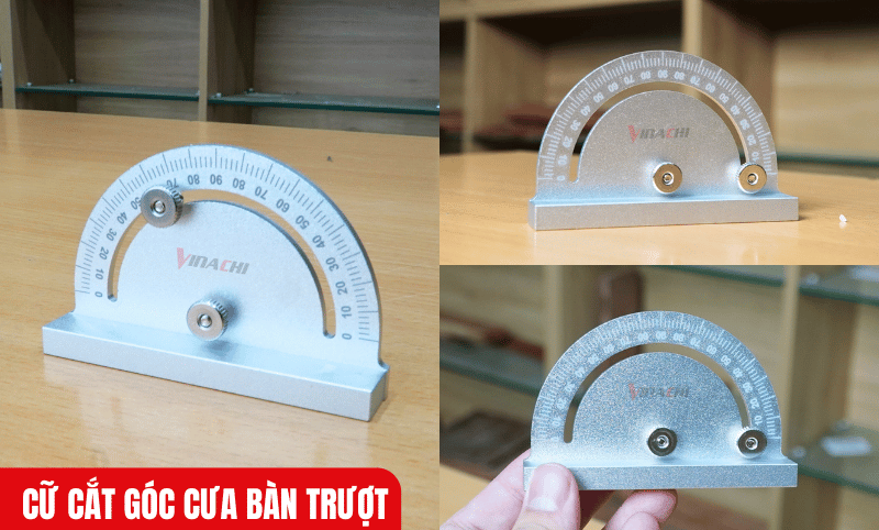 Cữ cắt góc cưa bàn trượt gia công bằng chất liệu hợp kim nhôm bền nhẹ