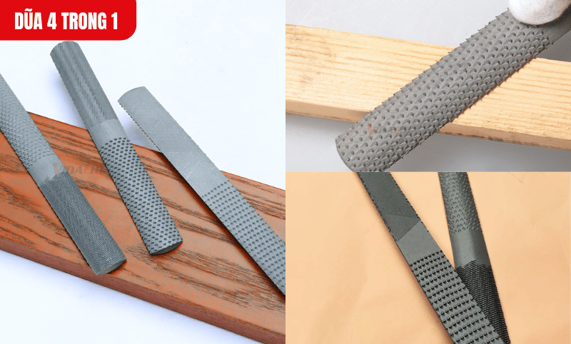 Hình ảnh thực tế chất liệu của Dũa 4 trong 1