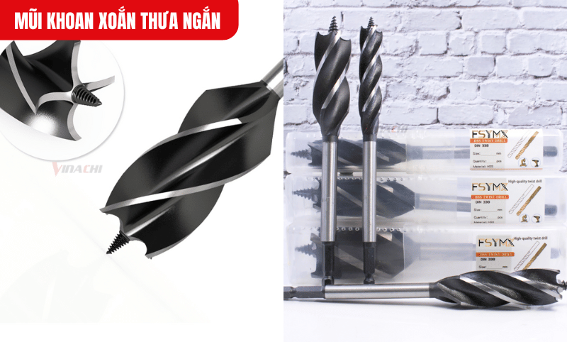 Sử dụng đầu mũi nhọn để đánh dấu và định tâm tại vị trí cần khoan trên bề mặt vật liệu