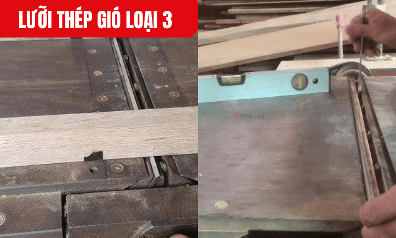 Trước khi lắp lưỡi vào máy, kiểm tra kỹ lưỡi cắt đảm bảo không có vết nứt, mẻ hoặc hư hỏng nào