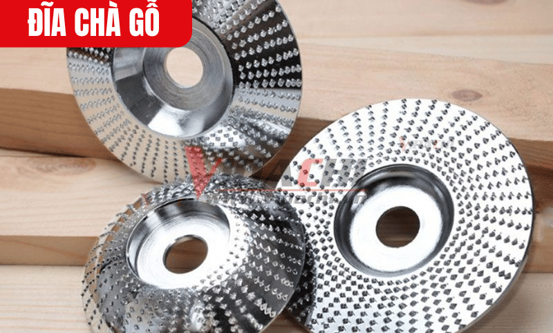 Đĩa chà có nhiều kích thước và hình dáng khác nhau cong, thẳng, vát
