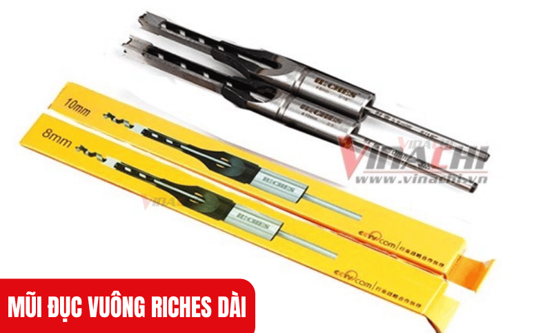 Thiết kế dài tăng khả năng đục các lỗ mộng sâu hơn so với các loại mũi đục thông thường