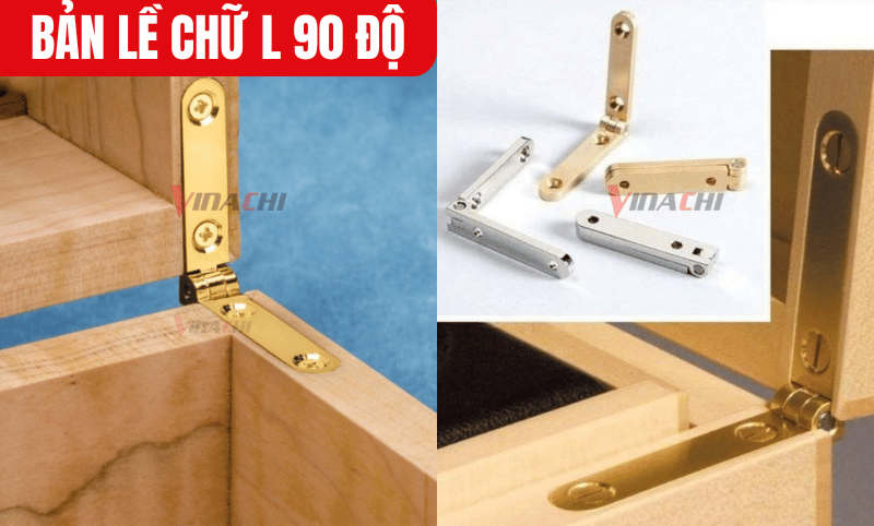 Xác định vị trí chính xác trên hộp gỗ trước khi bắt vít để tránh lệch bản lề, ảnh hưởng đến góc mở 90 độ